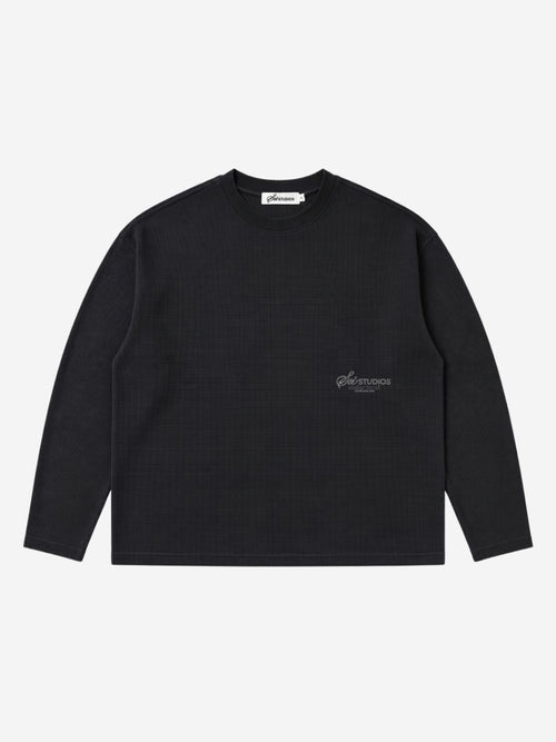 BLACK LS WAFFLE