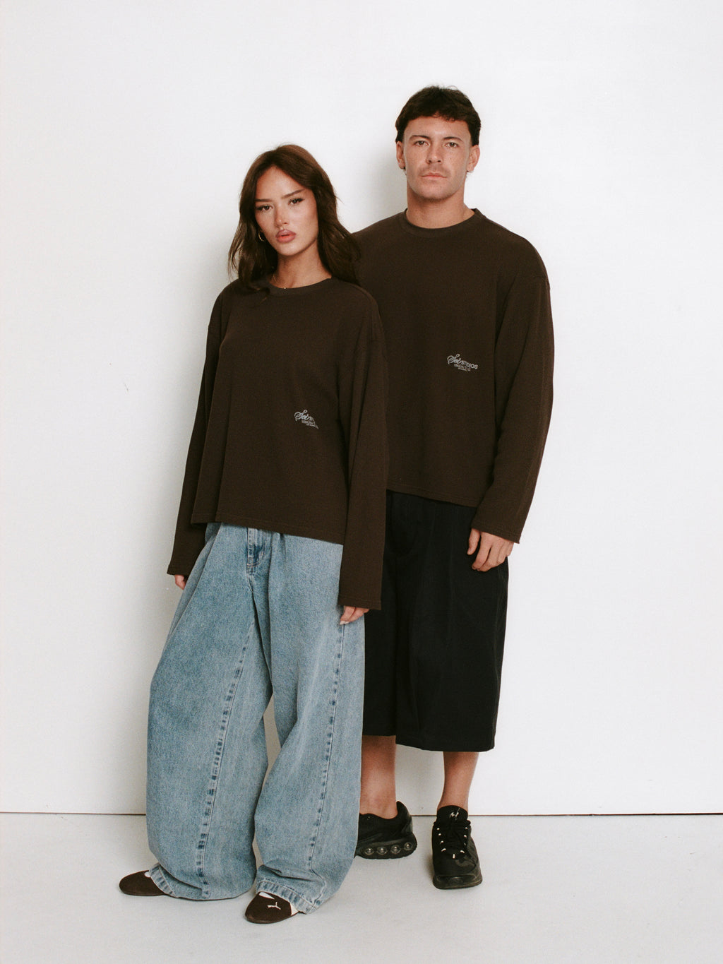BROWN LS WAFFLE
