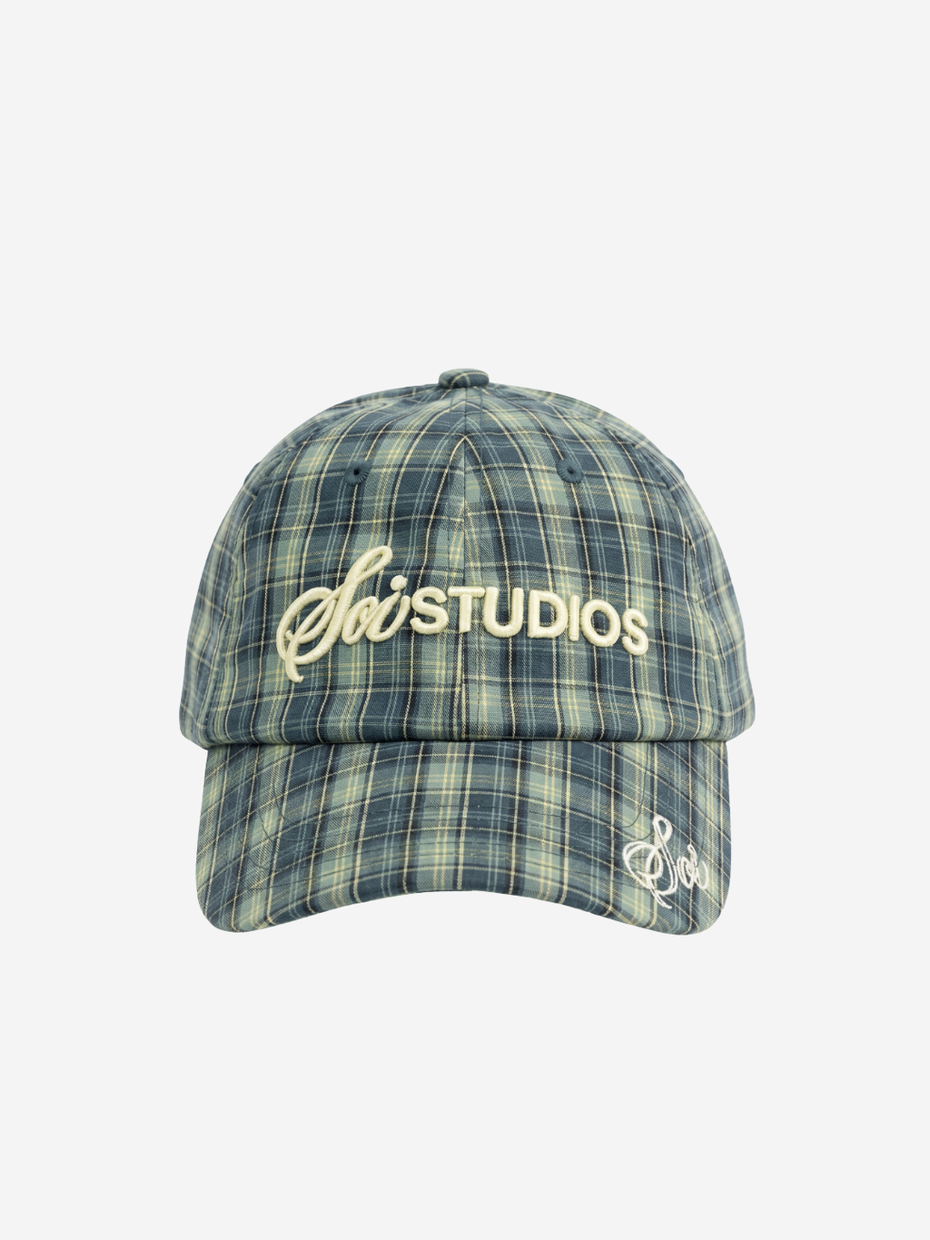 VERT PLAID CAP