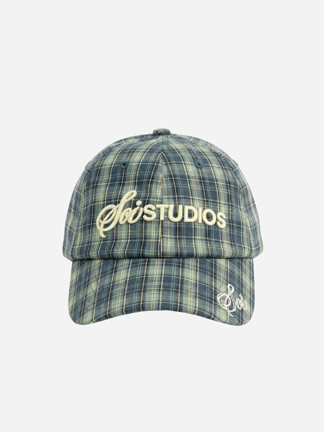 VERT PLAID CAP