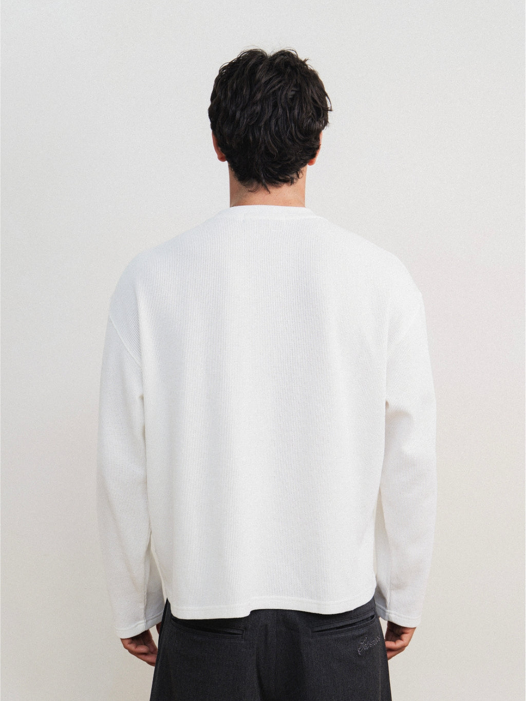 LONG SLEEVE WAFFLE TEE