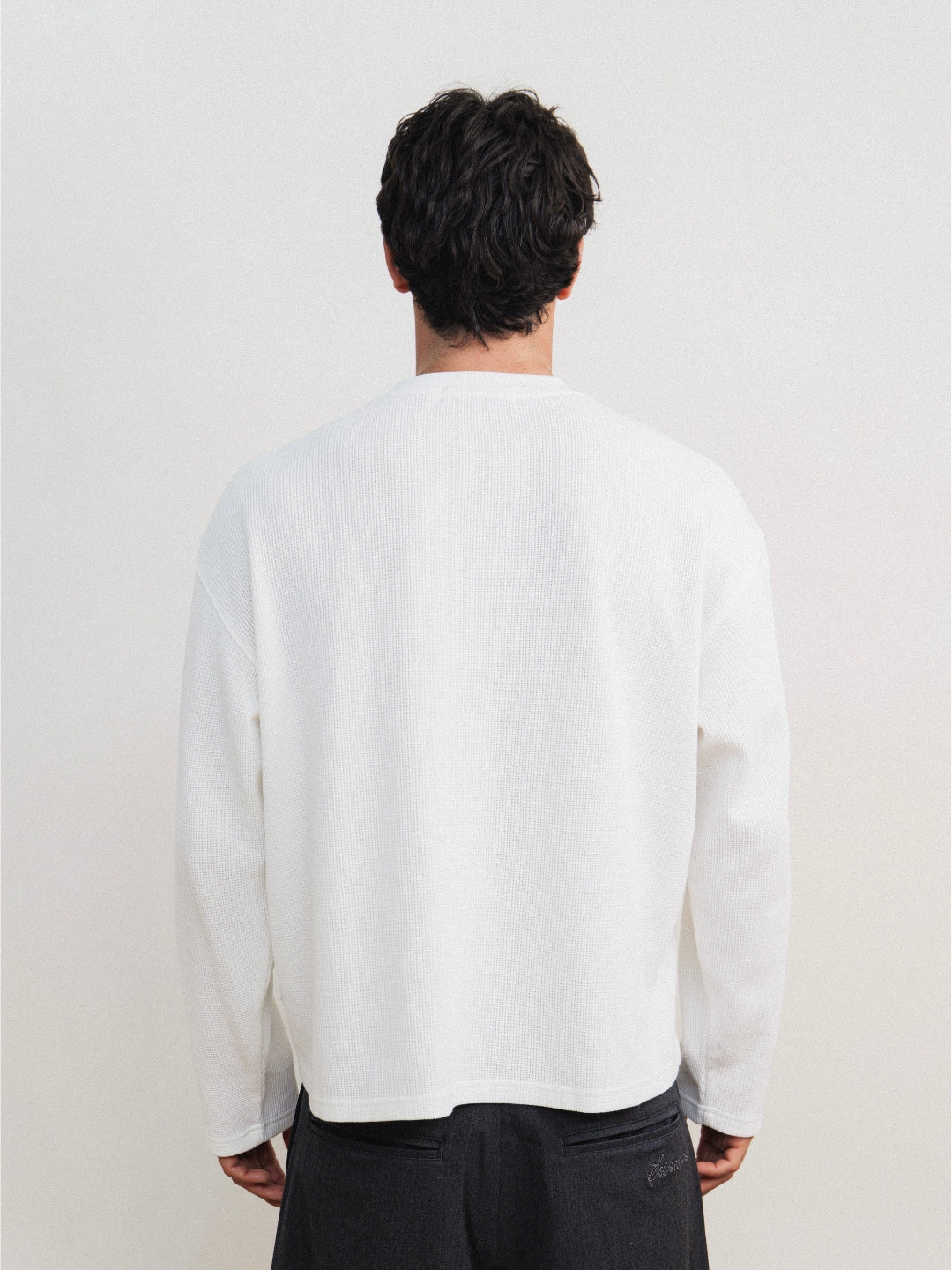 LONG SLEEVE WAFFLE TEE