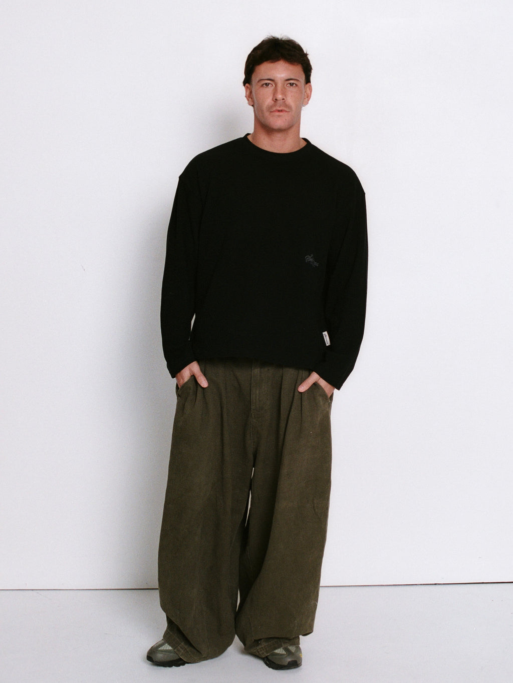 BLACK LS WAFFLE