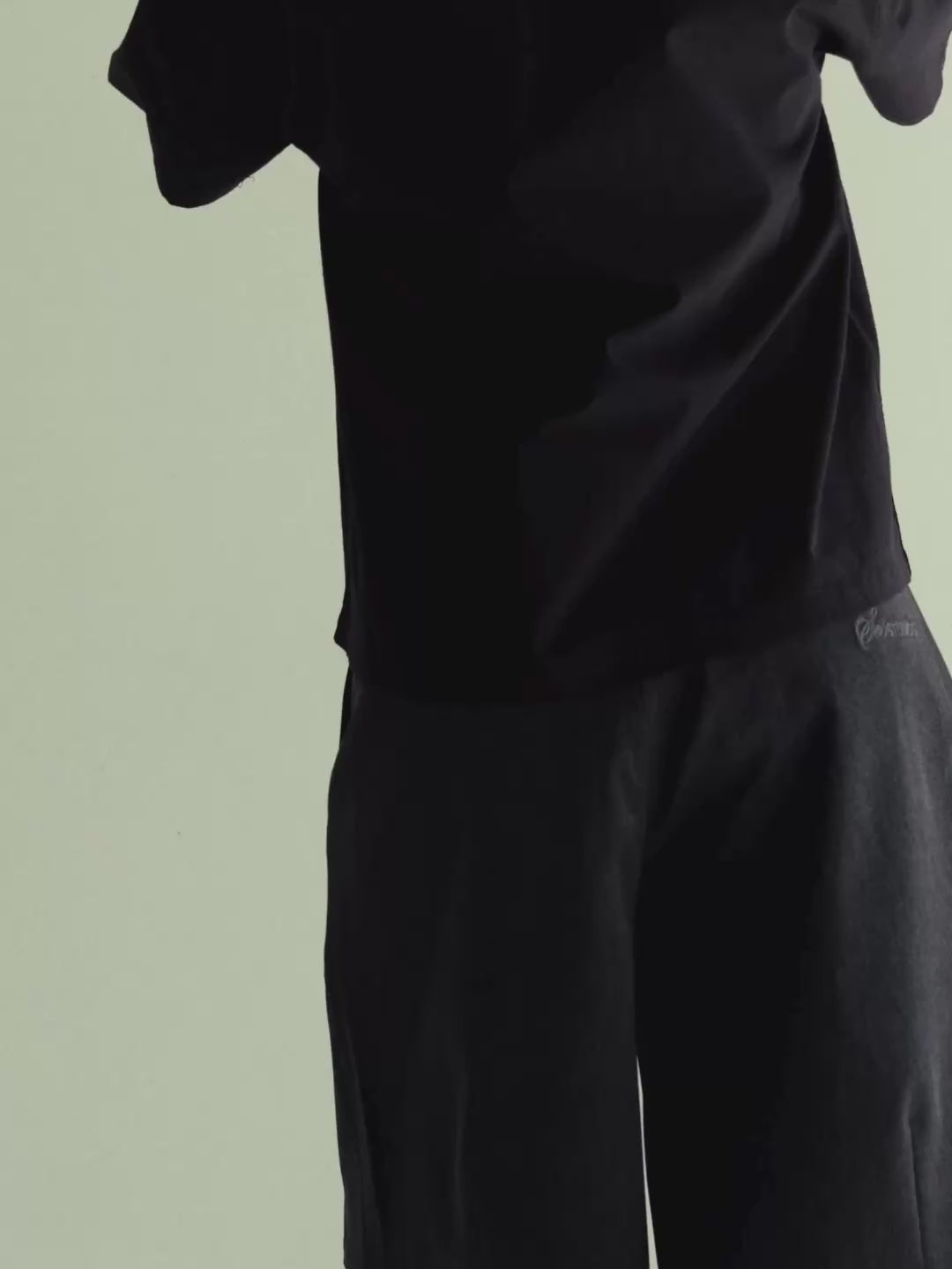 BLACK TALAY POLO