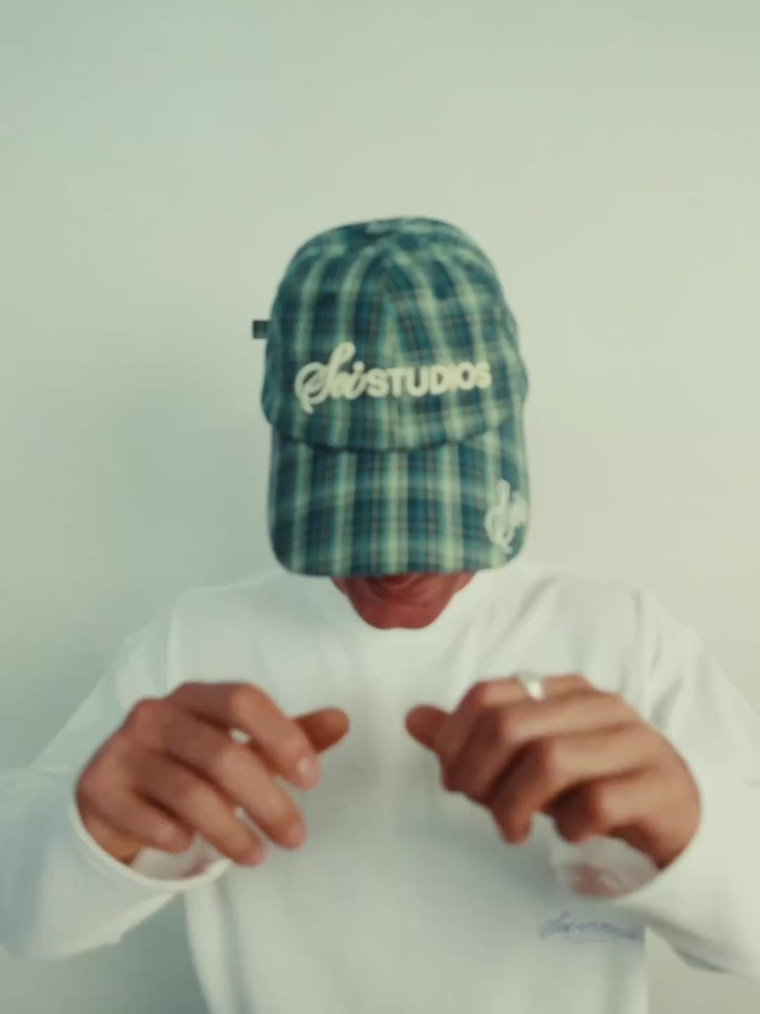 VERT PLAID CAP