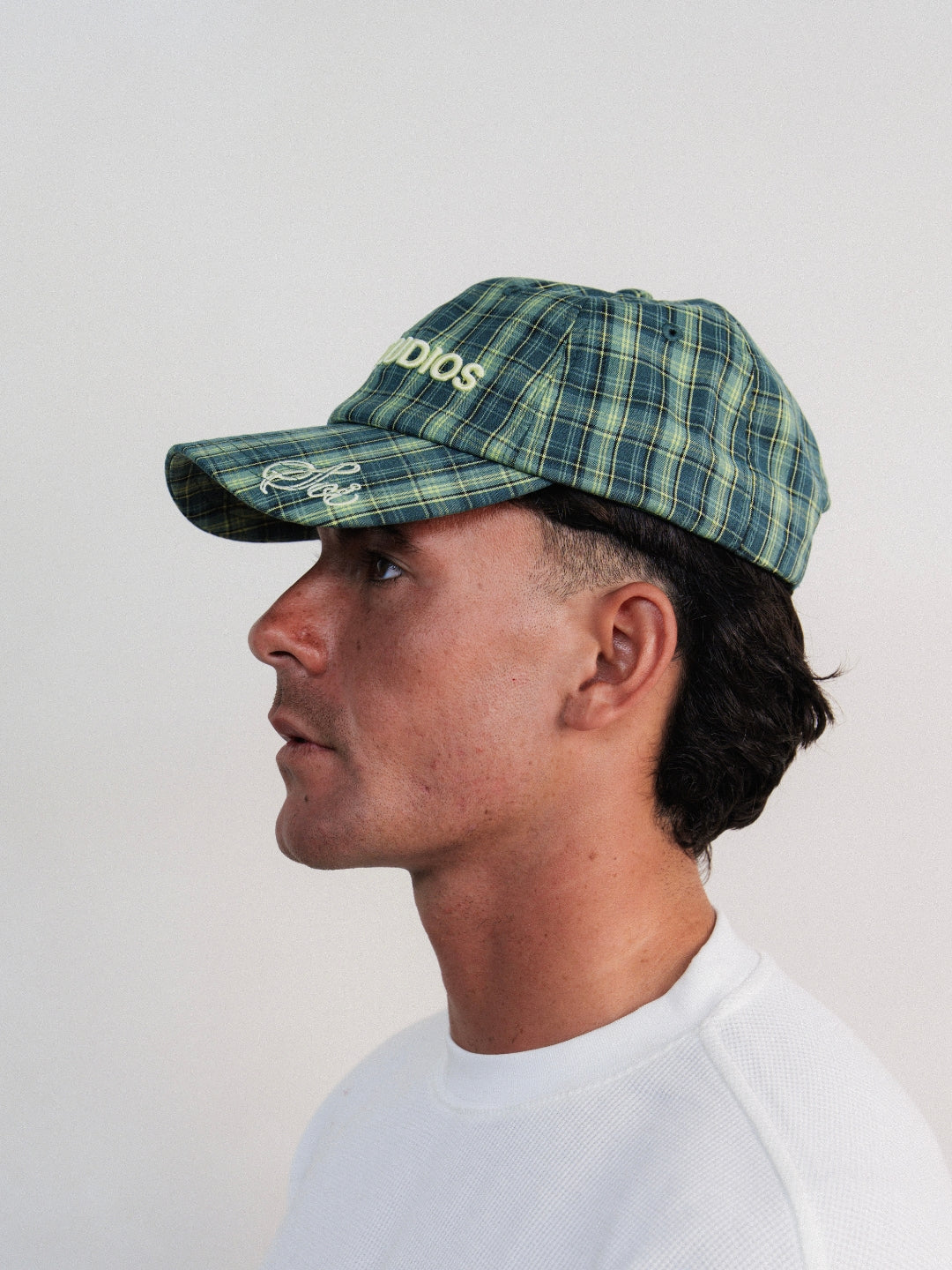 VERT PLAID CAP