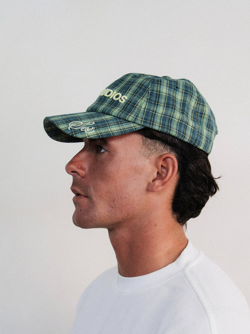 VERT PLAID CAP