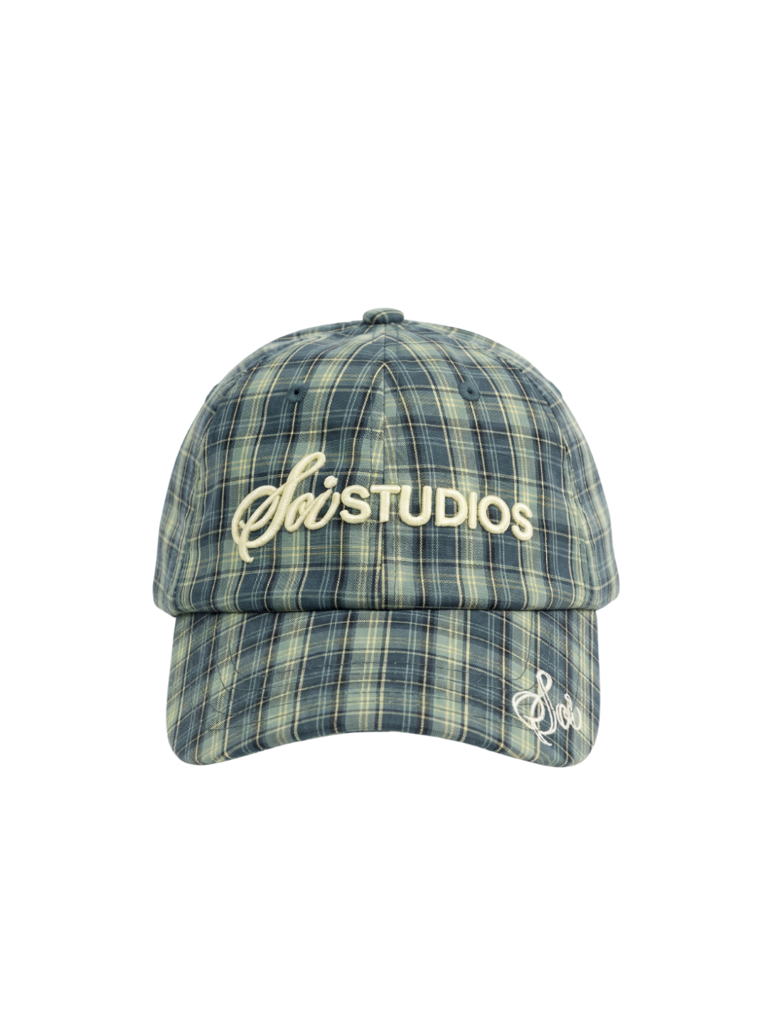 VERT PLAID CAP
