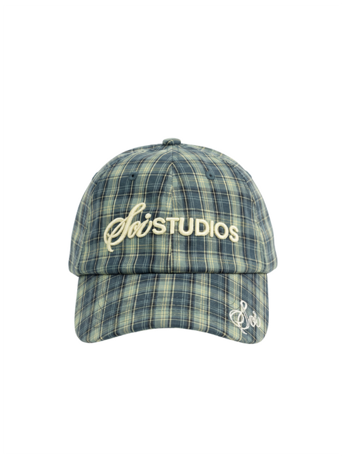 VERT PLAID CAP